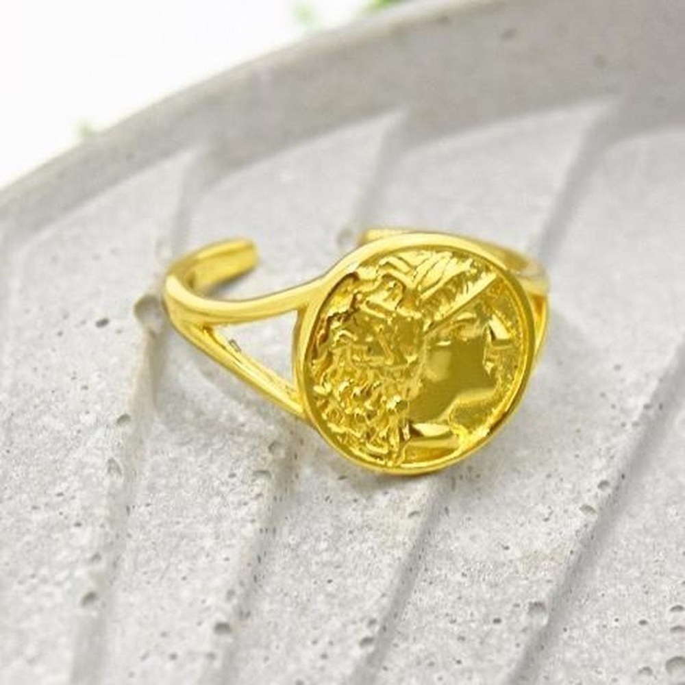 Gold Coin Ring - Picture 2 of 4